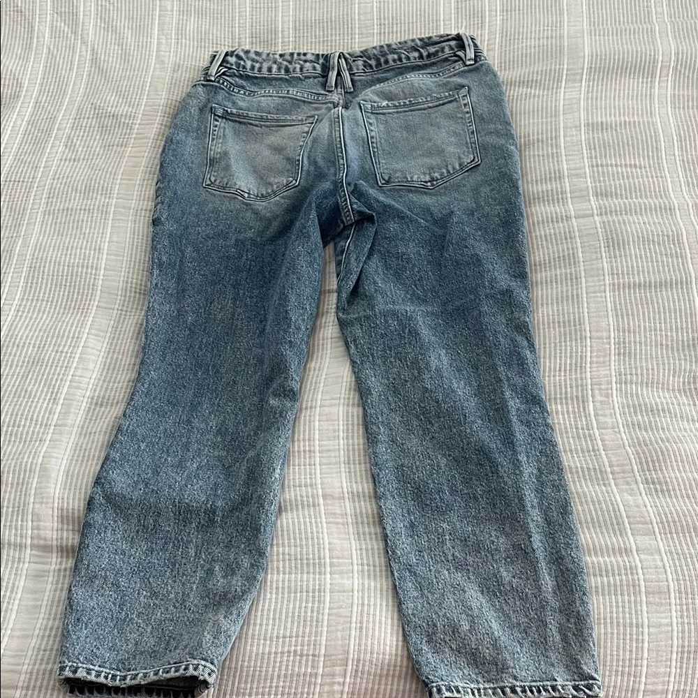 Good American Light Blue Straight Jeans